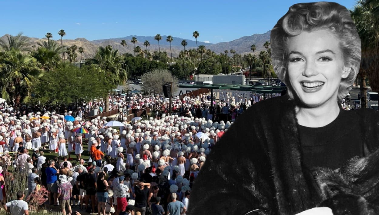 A 64 años de su polémico fallecimiento, 
<b><a href="https://www.univision.com/noticias/estados-unidos/marilyn-monroe-conexion-mexico-espanol" target="_blank">la actriz Marilyn Monroe</a></b> se mantiene inspirando a distintas generaciones, que el sábado, 30 de mayo, rompieron un
<b> récord mundial Guinness</b> en su honor, en la ciudad de Palm Springs, en el condado de Riverside, al sur de California.
