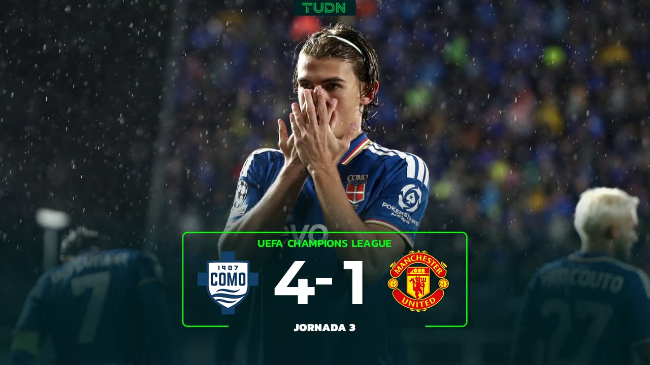 Resumen | Como vs. Manchester United: Los Red Devils terminan goleados