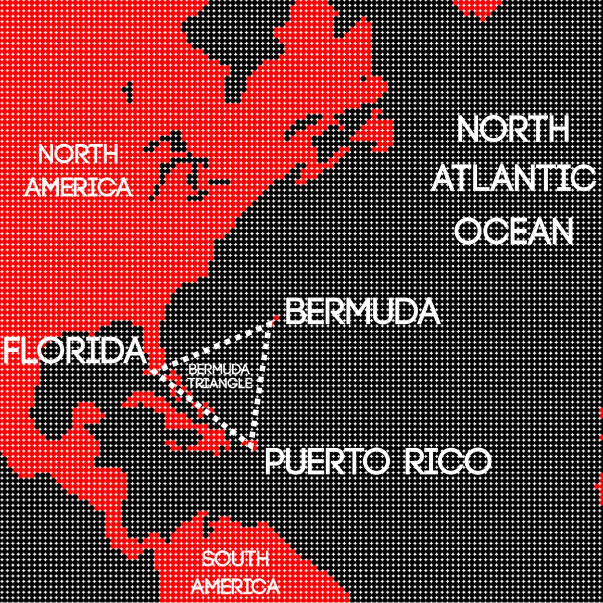 Recientemente, científicos han tratado de descifrar qué pasa en el triángulo. Ayudados con imágenes de satélite y otros estudios, metereólogos han encontrado que ahí dentro hay un extraño fenómeno atmosférico, en el que se desarrollan gigantescas "nubes hexagonales" de unos 20 o hasta 60 millas de diámetro que originan "bombas de aire" con tremenda fuerza.