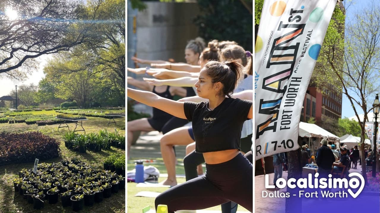 Festivales, obras de teatro, parques y vendimia de plantas, todo esto puedes hacer en DFW