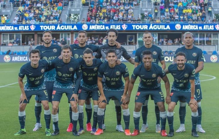 El América, con su Tour Águila, jugó un partido amistoso contra el Atlas en San José California.