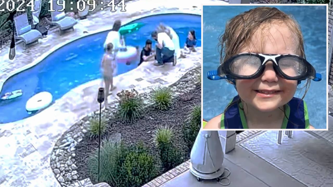 “Me sentí sin esperanza”: padres relatan el terror de que su pequeña hija casi muere ahogada en la piscina