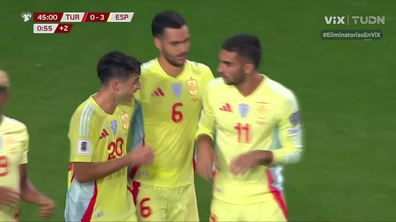 ¡Qué manera de jugar! Tiki taka español y llegó el doblete de Merino