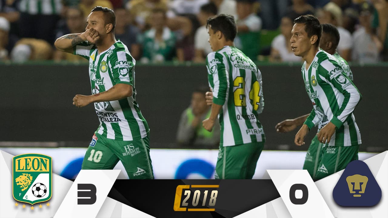 León rugió más fuerte, goleó y dejó sin garras a unos inofensivos Pumas
