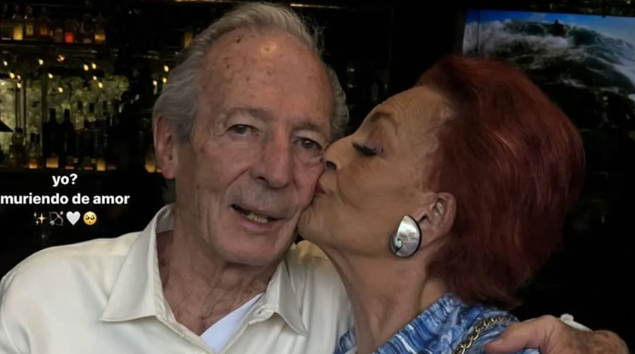 Talina Fernándezy su novio José Manuel Fernández.