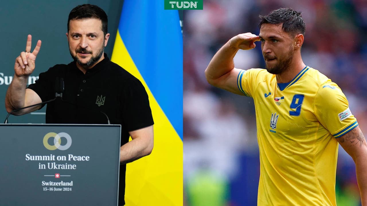 Presidente de Ucrania celebra el triunfo ante Eslovaquia