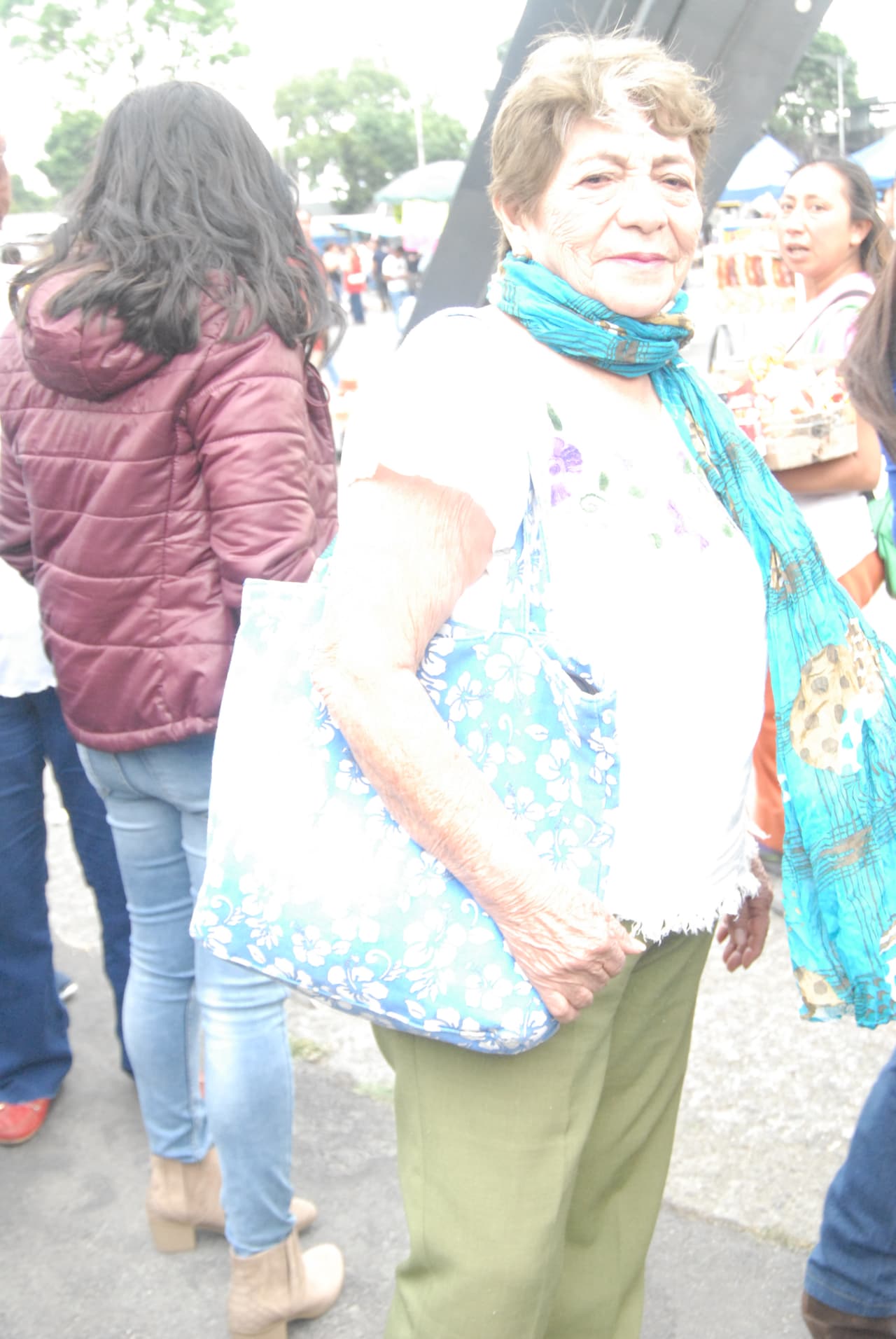 Ella es la señora Olivia y vino desde Xalapa Veracruz.