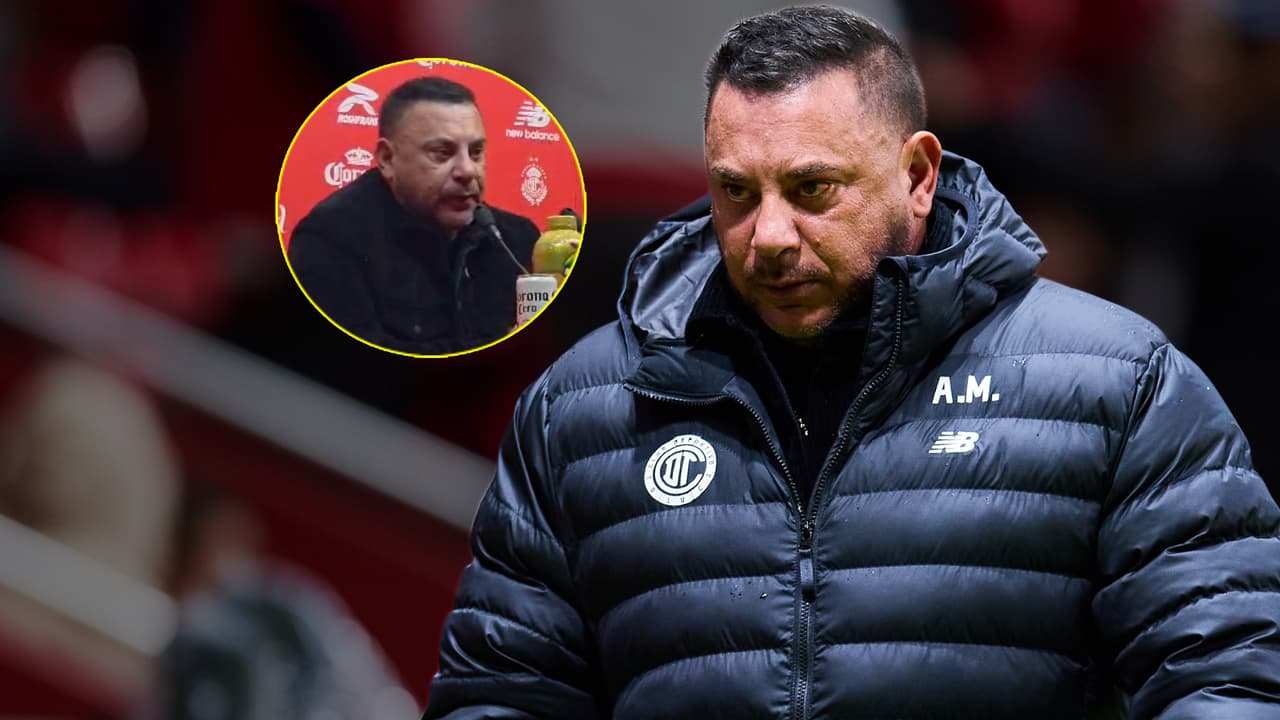 Antonio Mohamed habla sobre la lesión de Marcel Ruiz que pegó en el vestidor de Toluca 