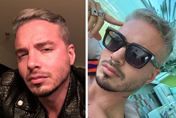 Primero nos sorprendió con un cambio en el color de su cabello, de natural a completamente plateado.