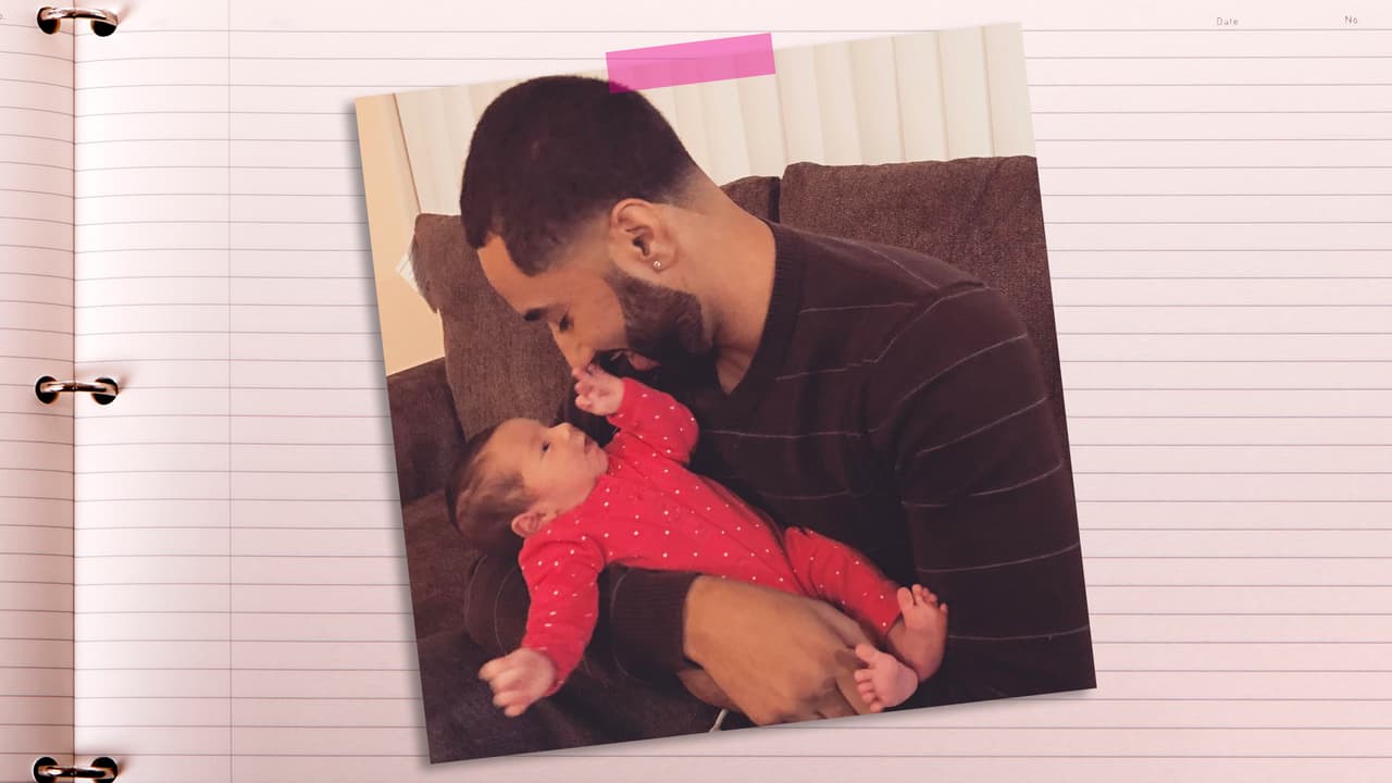 Tomás está disfrutando al máximo de su familia que también incluye al hijo mayor de Gloricely.