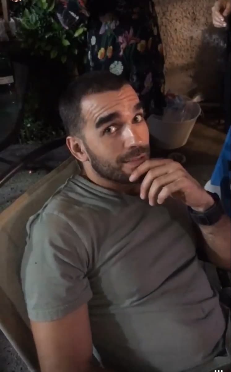 Murcus Ornellas, la pareja de Ariadne Diaz, también es amante del pugilismo y se reunió con varios amigos para disfrutar la pelea.