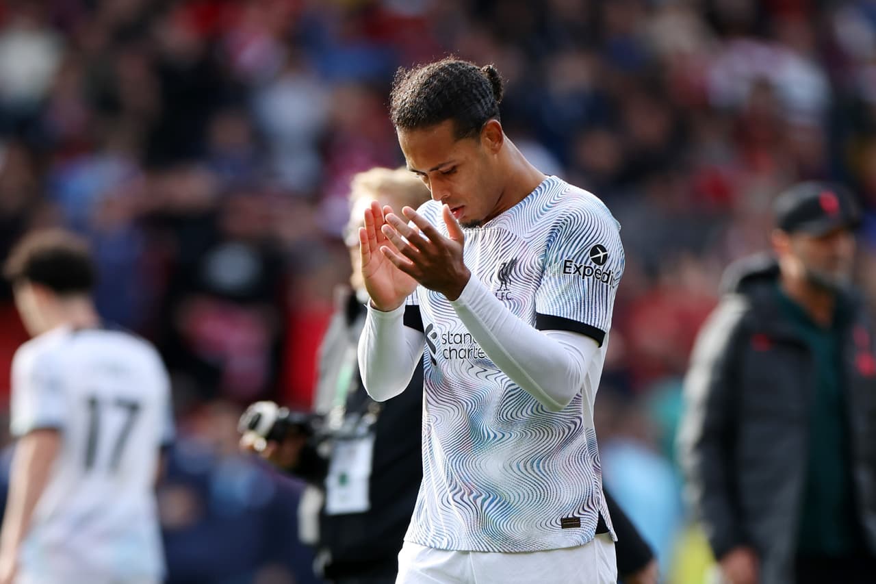 Virgil van Dijk no lo pod´ria creer, pero la derrota estaba consumada.