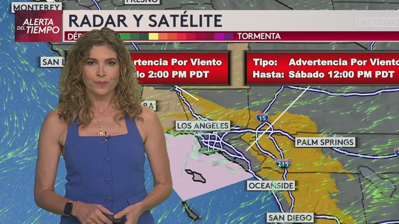 ¿Seguirán los fuertes vientos en las zonas de los cuatro incendios activos en el sur de California?