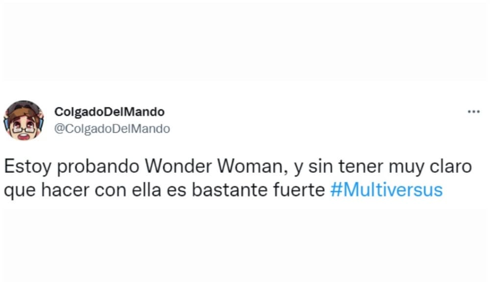 Fan reacciona a 'Multiversus' desde Twitter