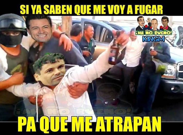 ¡Con la nueva fuga del Chapo Guzmán llegó la burla a las redes!