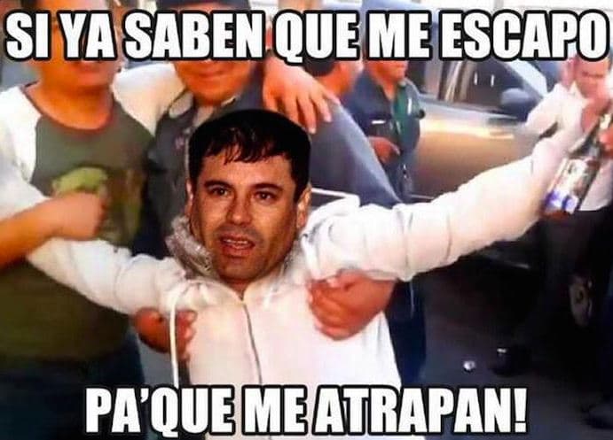 ¡Con la nueva fuga del Chapo Guzmán llegó la burla a las redes!