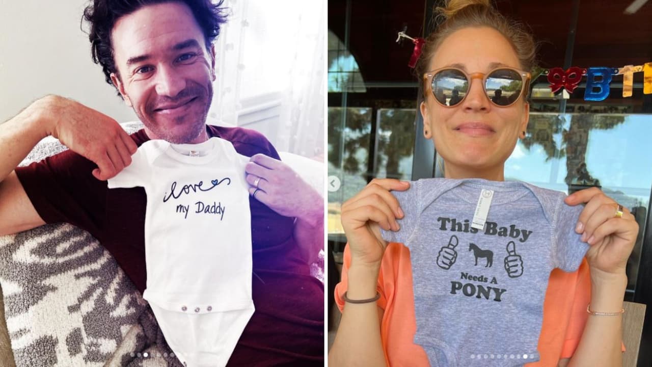 Kaley Cuoco está embarazada