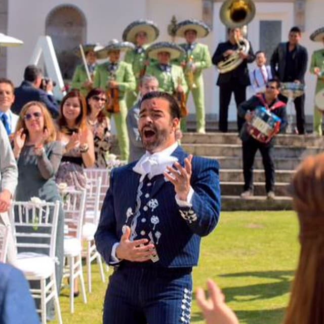 La principal influencia musical de este atractivo cantante mexicano fue Vicente Fernández, quien además, fungió como su padrino.