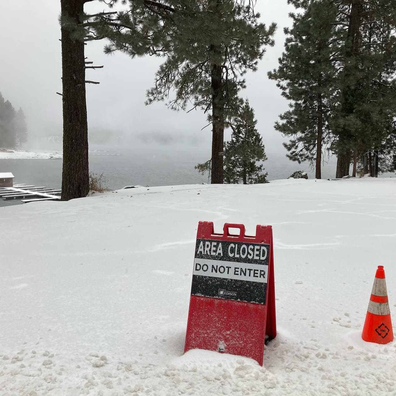 El Servicio de Metereología pronosticó caída de nieve para este domingo por la tarde en la autopista 5 en el sector de Grapevine.