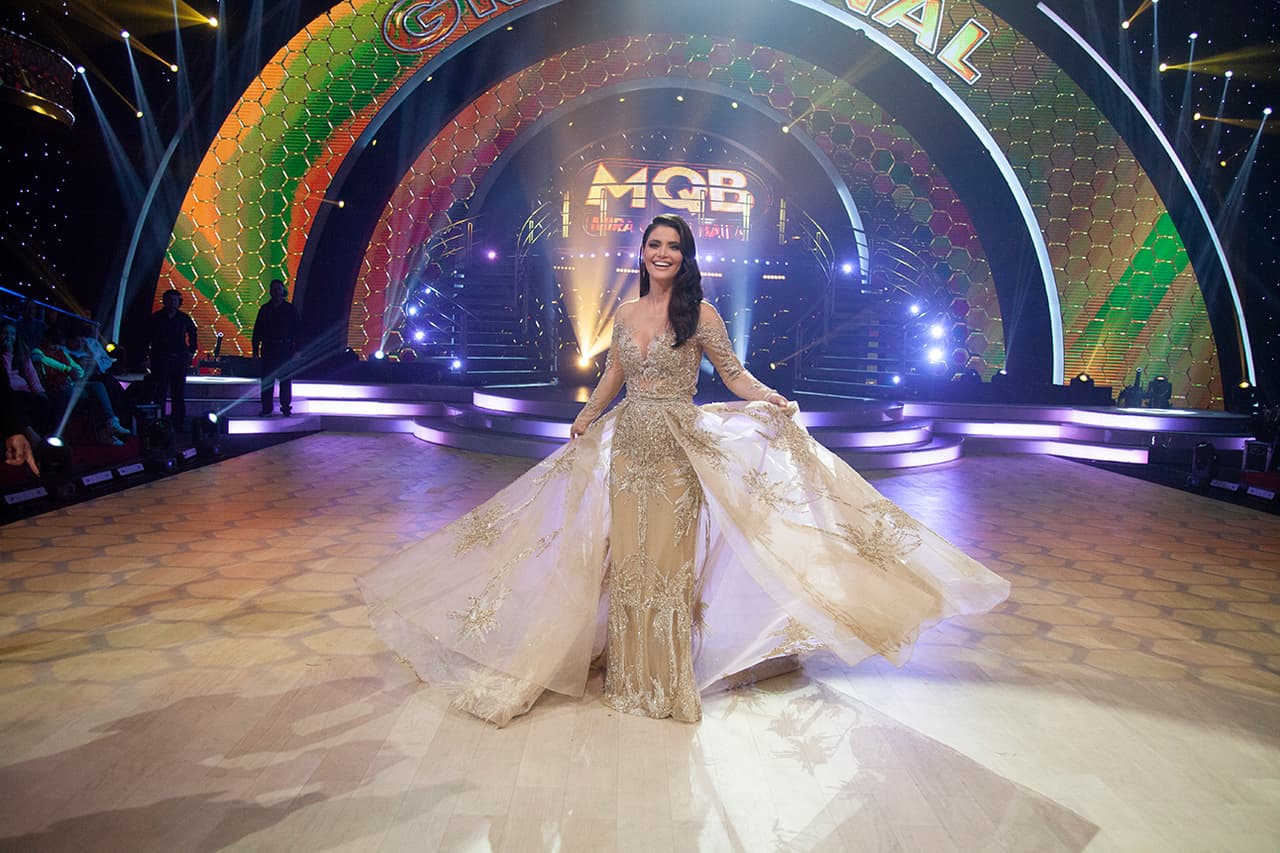 Detalle del vestido de Chiquinquirá en MQB.