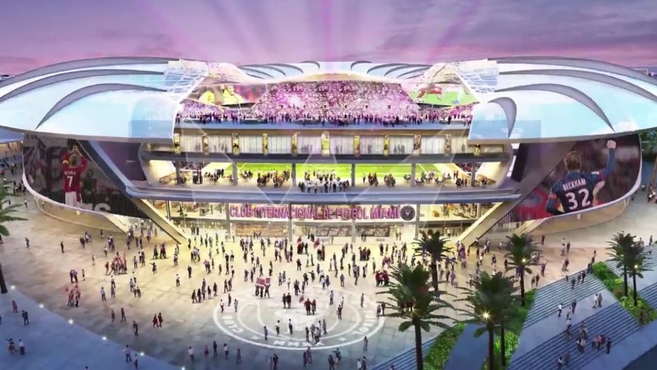 El futurista estadio que quiere construir Beckham para su Inter Miami