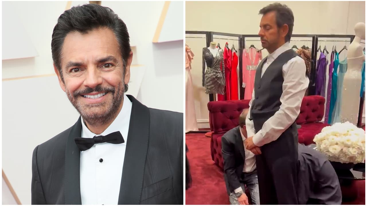 Se bajó del avión y apenas durmió: la odisea de Eugenio Derbez en los Premios Oscar 2022