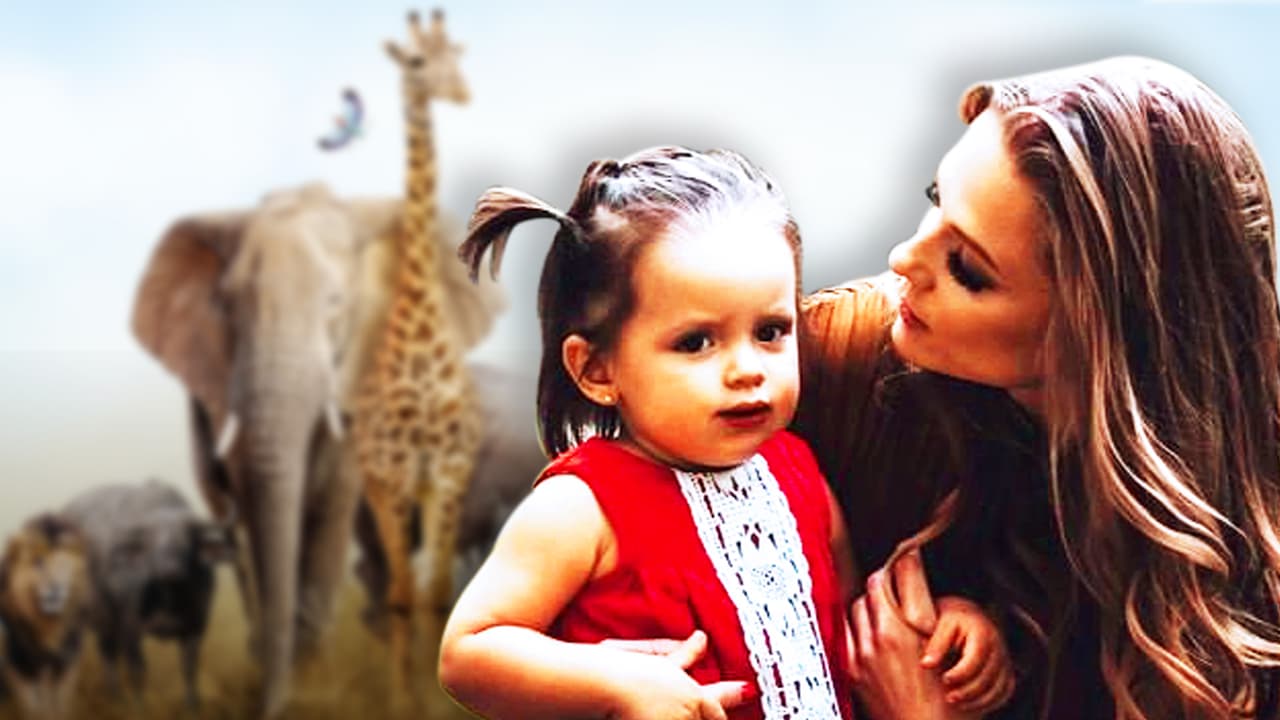 Las tiernas muecas de la hija de Ana Layevska demostrando qué animal del zoológico no le gusta