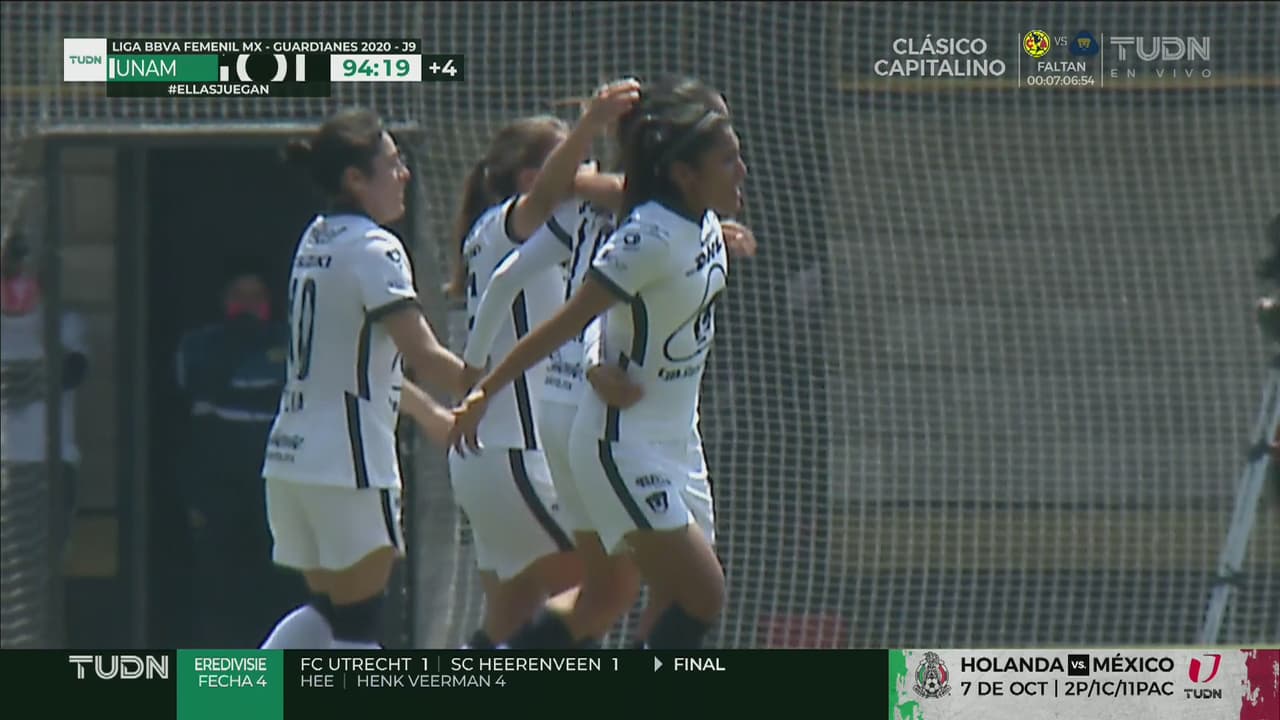 ¡Qué manera de empatar! Liliana Rodríguez marca un golazo frente América