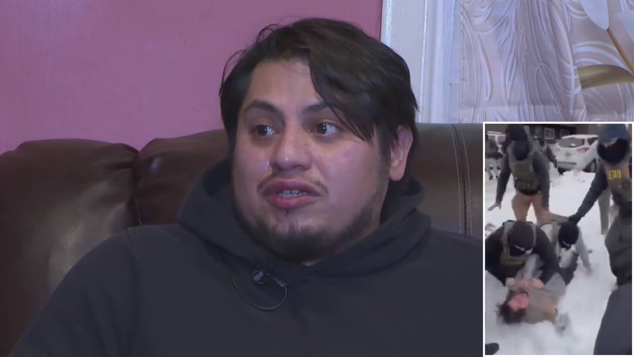 “Estaba en el piso, sin zapatos y en la nieve”: hispano denuncia abuso por parte de agentes federales
