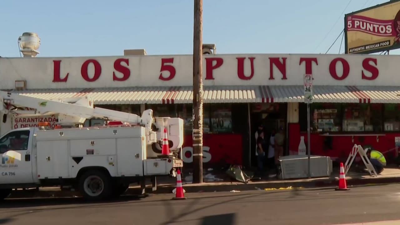 Accidente en el negocio 'Los 5 Puntos' en Boyle Heights: una madre y su hija resultan heridas