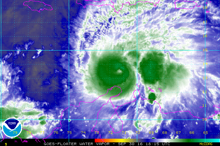 Matthew se mueve hacia Haití y Jamaica como un potente huracán categoría 4