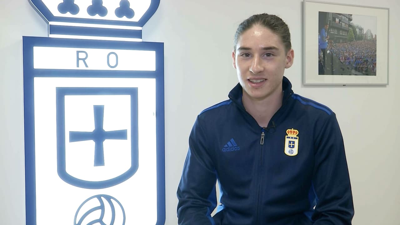 Marcelo Flores y su llegada al Oviedo: "Estoy feliz por estar aquí"