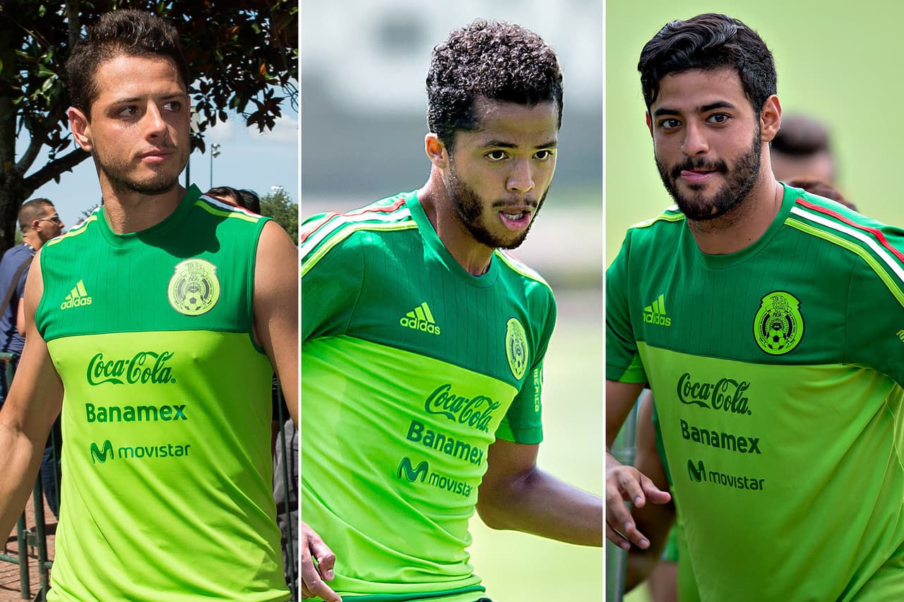 'Chicharito', Vela y 'Gio' serán los atacantes del 'Tri' ante Costa Rica