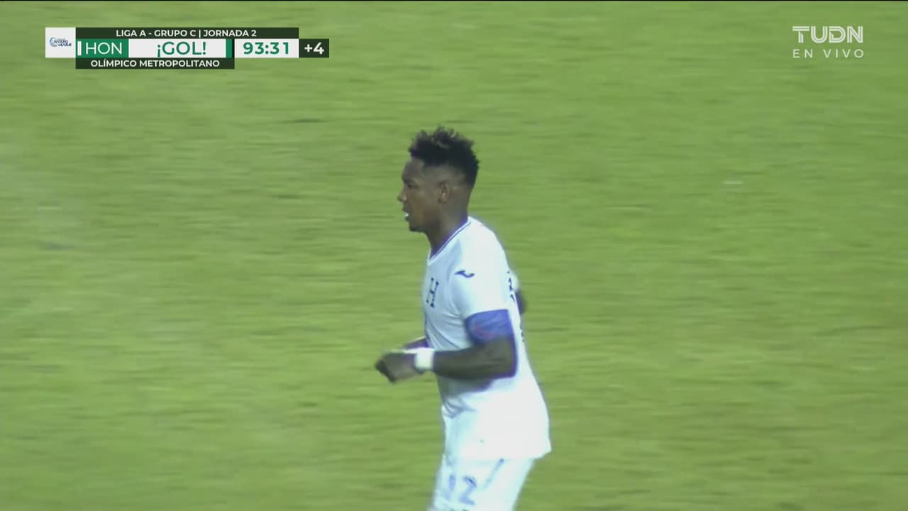 ¡Cayó muy tarde! Quioto hace el 1-2 para Honduras con un golazo