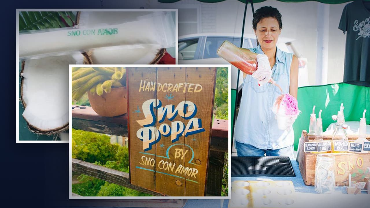 Empresaria hispana llevará sus bolis, paletas y raspados al Super Bowl LVI