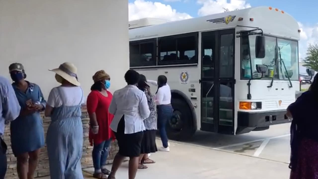Las autoridades de Houston montaron un gran dispositivo de seguridad para los servicios fúnebres de George Floyd.