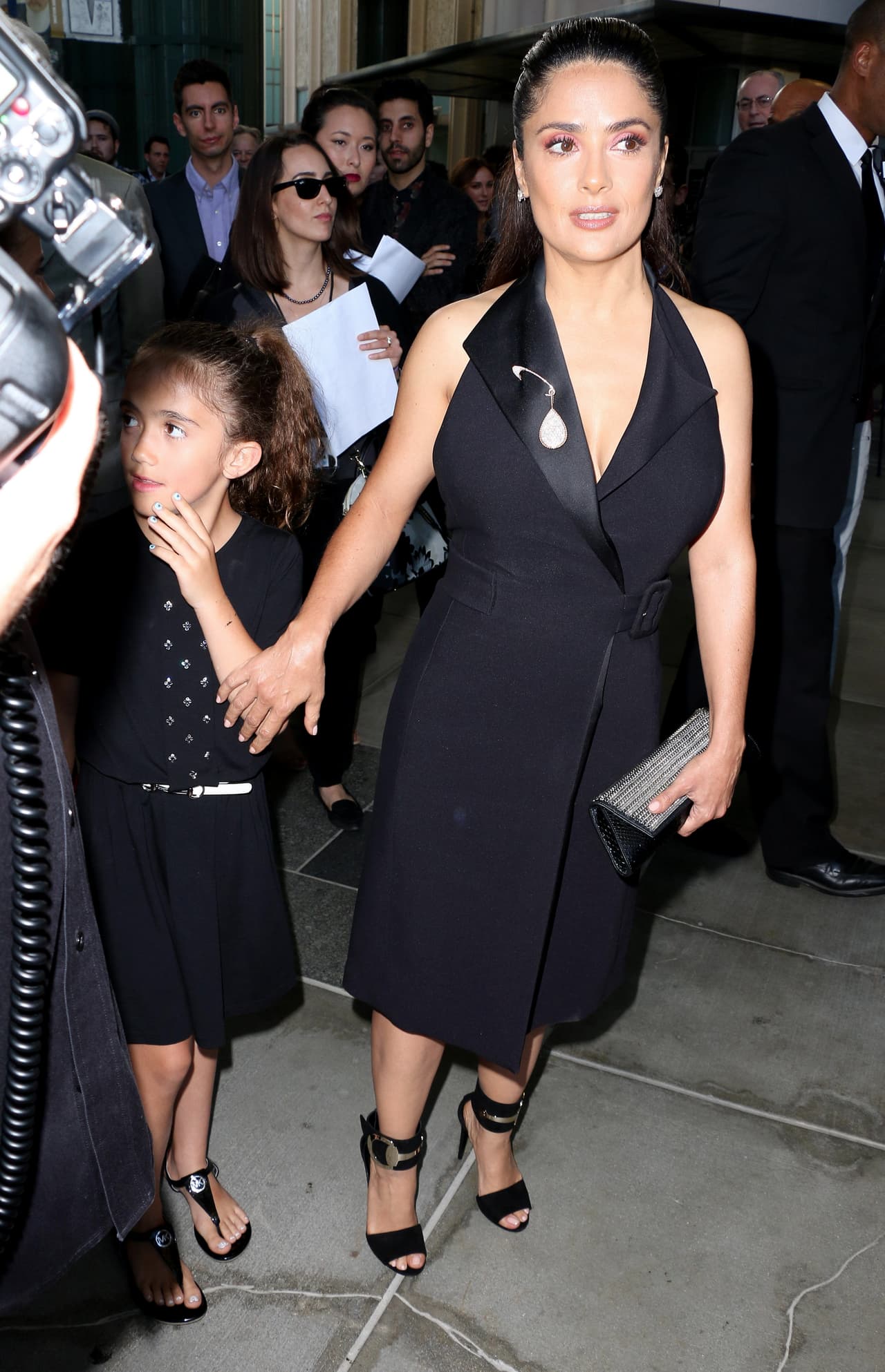 Y al estreno en Hollywood llevó a su nena, Valentina Paloma Pinault.