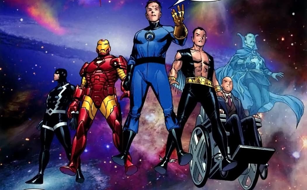 Namor con los Illuminati en los cómics de Marvel