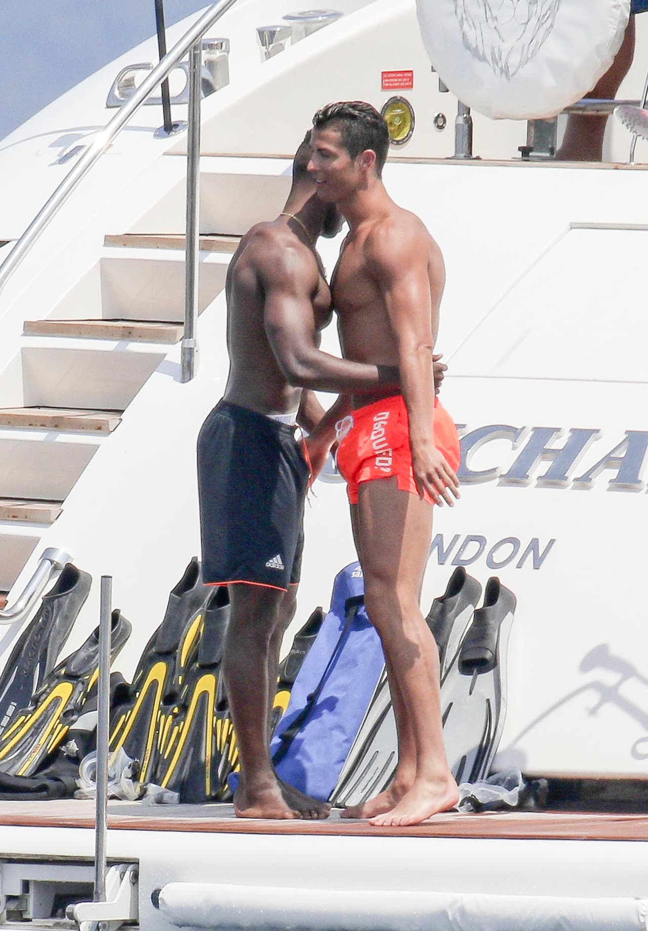 Sin duda Cristiano está rodeado de grandes amigos.