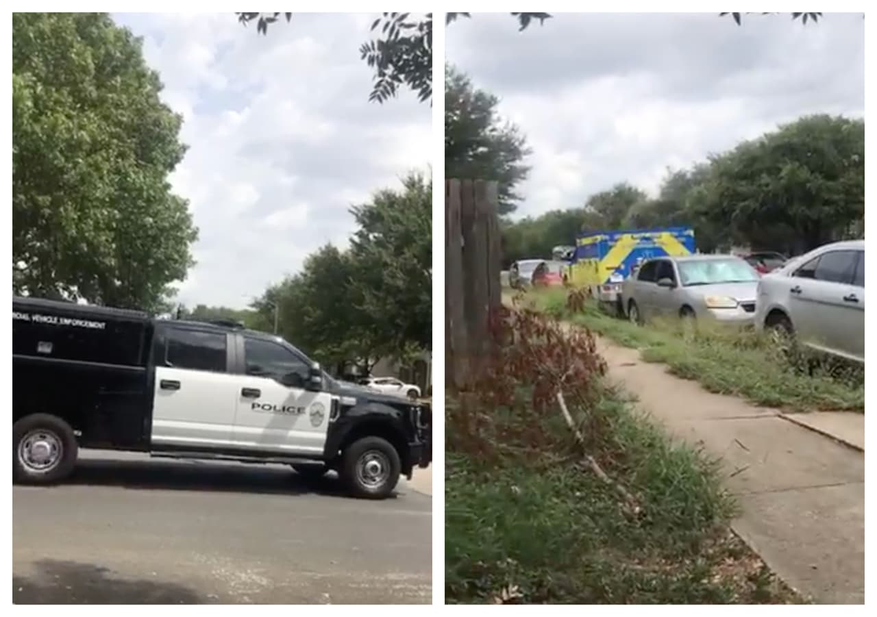Agentes de SWAT trabajan situación con hombre atrincherado en residencia de Austin
