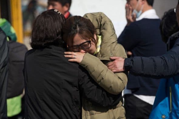 A los rescatistas les fue imposible salvar a la mayoría de los 476 pasajeros.