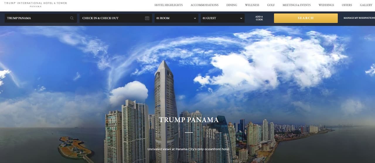 Trump Hotels continues to offer rooms at the hotel which it no longer manages in Panama. But it is unable to take reservations.