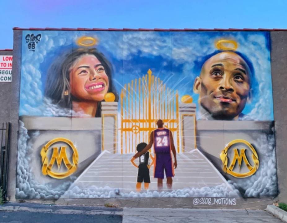 Las calles de las principales ciudades de los Estados Unidos se adornan con las asombrosas muestras de amor para la leyenda de la NBA.