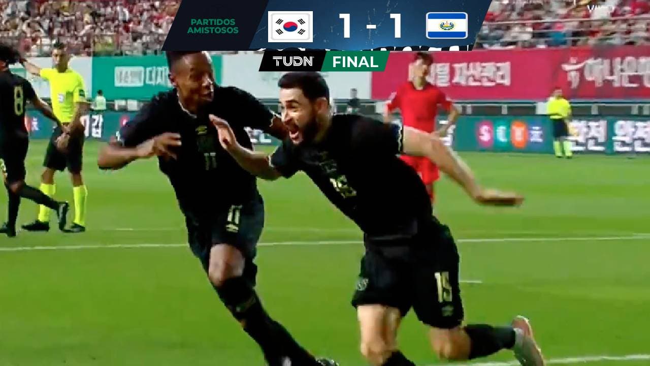 El Salvador logró agónico empate en amistoso ante Corea del Sur