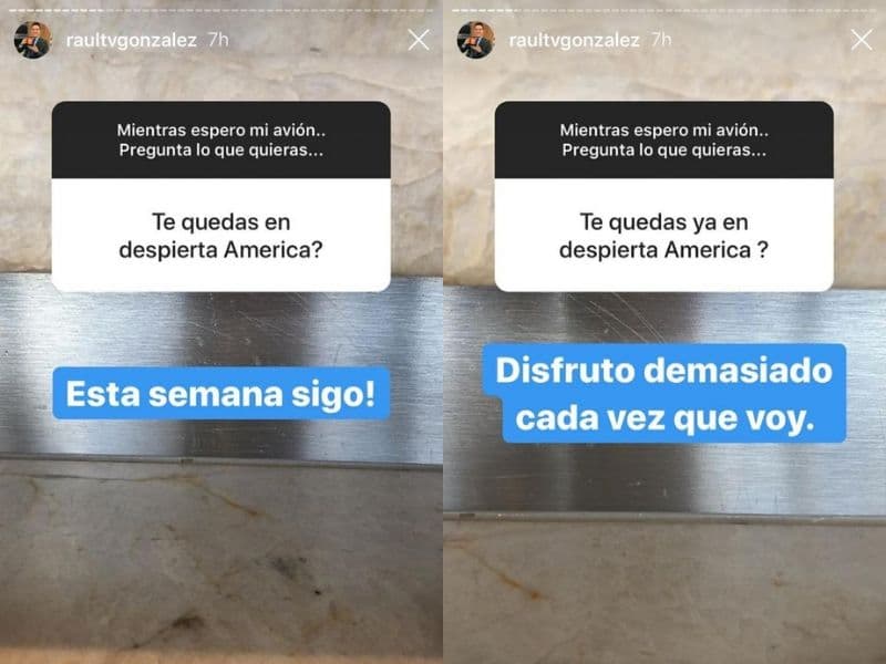 Raúl González disfruta ser parte de la familia de Despierta América. El conductor reveló que toda esta semana estará presente.