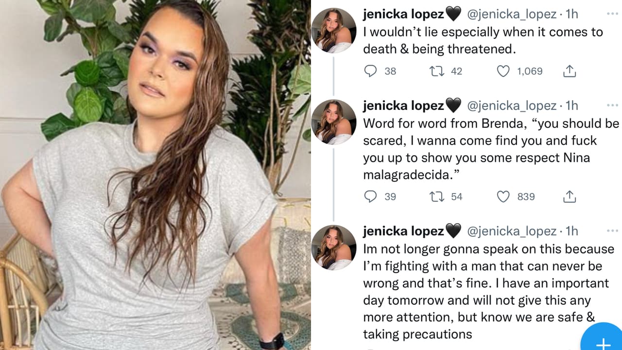 Jenicka López reveló así la supuesta amenaza que le hizo la esposa de su tío Juan Rivera.