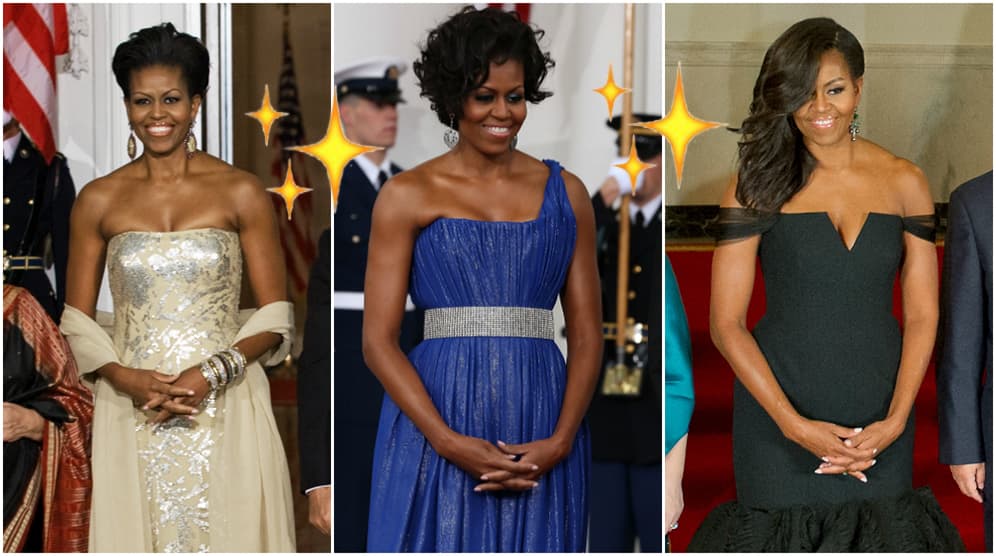Desde Naeem Khan hasta Carolina Herrera, los diseñadores que han firmado los looks de Michelle Obama han ayudado a convertirla en un icono de estilo que pasará a la historia, y no sólo la política.