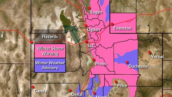 Alertan sobre peligro de avalanchas al norte de Utah durante la navidad