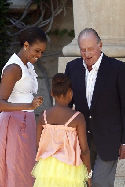 La cita con los reyes fue para almorzar con ellos.