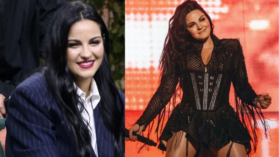 Tras defenderse de críticas por tener 'muchos kilos', Maite Perroni posa en traje de baño